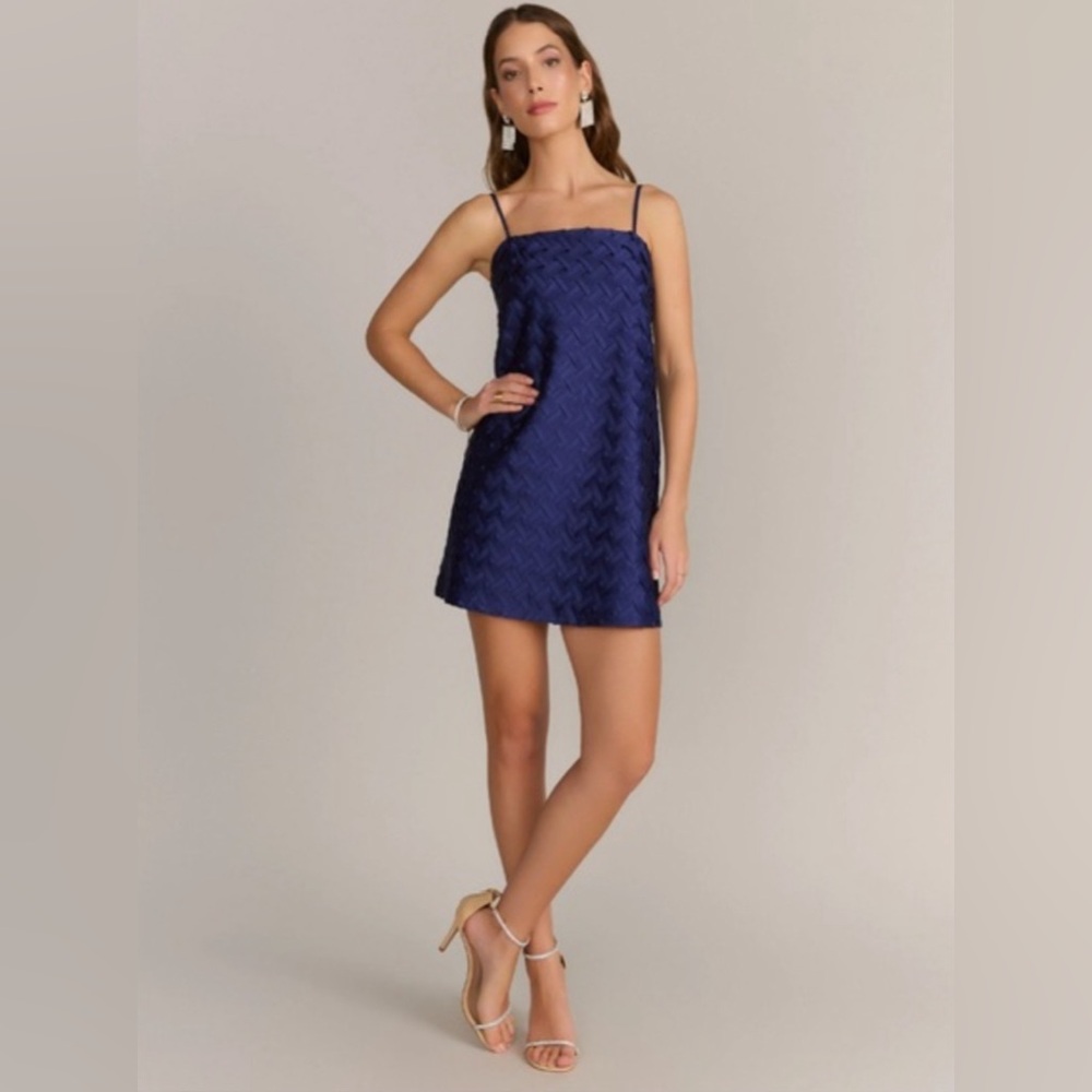 NWT Lena Satin Woven Mini Shift Dress - NY & Co